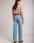 High waist straight jeans - Lora