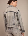 Geplappte Denimjacke - Royan