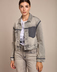 Geplappte Denimjacke - Royan