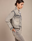 Geplappte Denimjacke - Royan