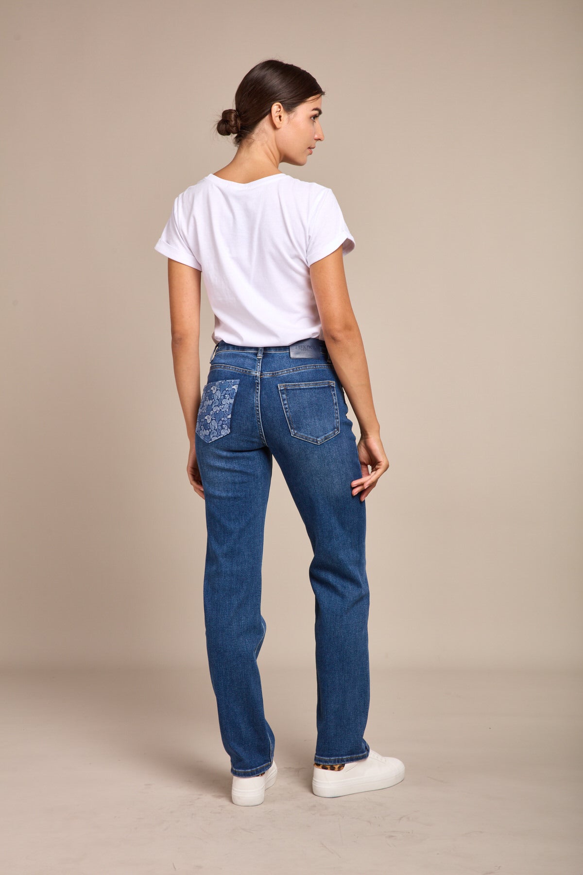 Gedrukte pocket jeans - Dallas