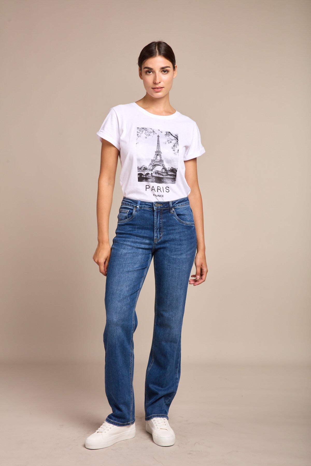 Gedrukte pocket jeans - Dallas