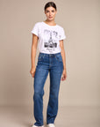 Gedrukte pocket jeans - Dallas