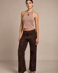 Flared leopard pants - nala