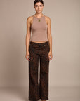 Flared leopard pants - nala