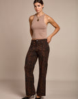 Flared leopard pants - nala