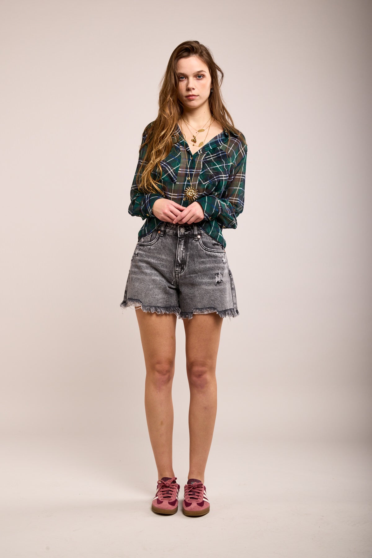 Large denim shorts - Eddy