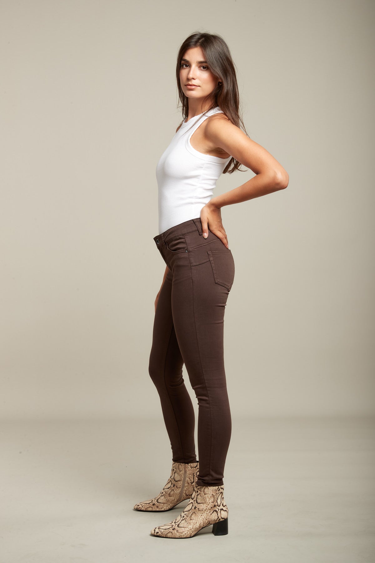 Pantalon slim little push - Aube