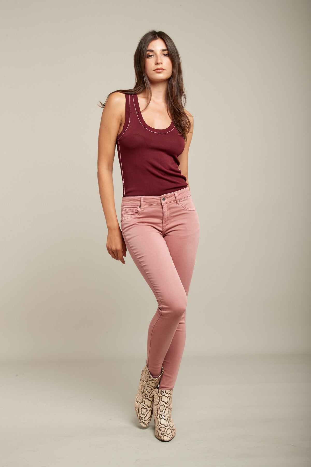 Pantalon slim little push - Aube