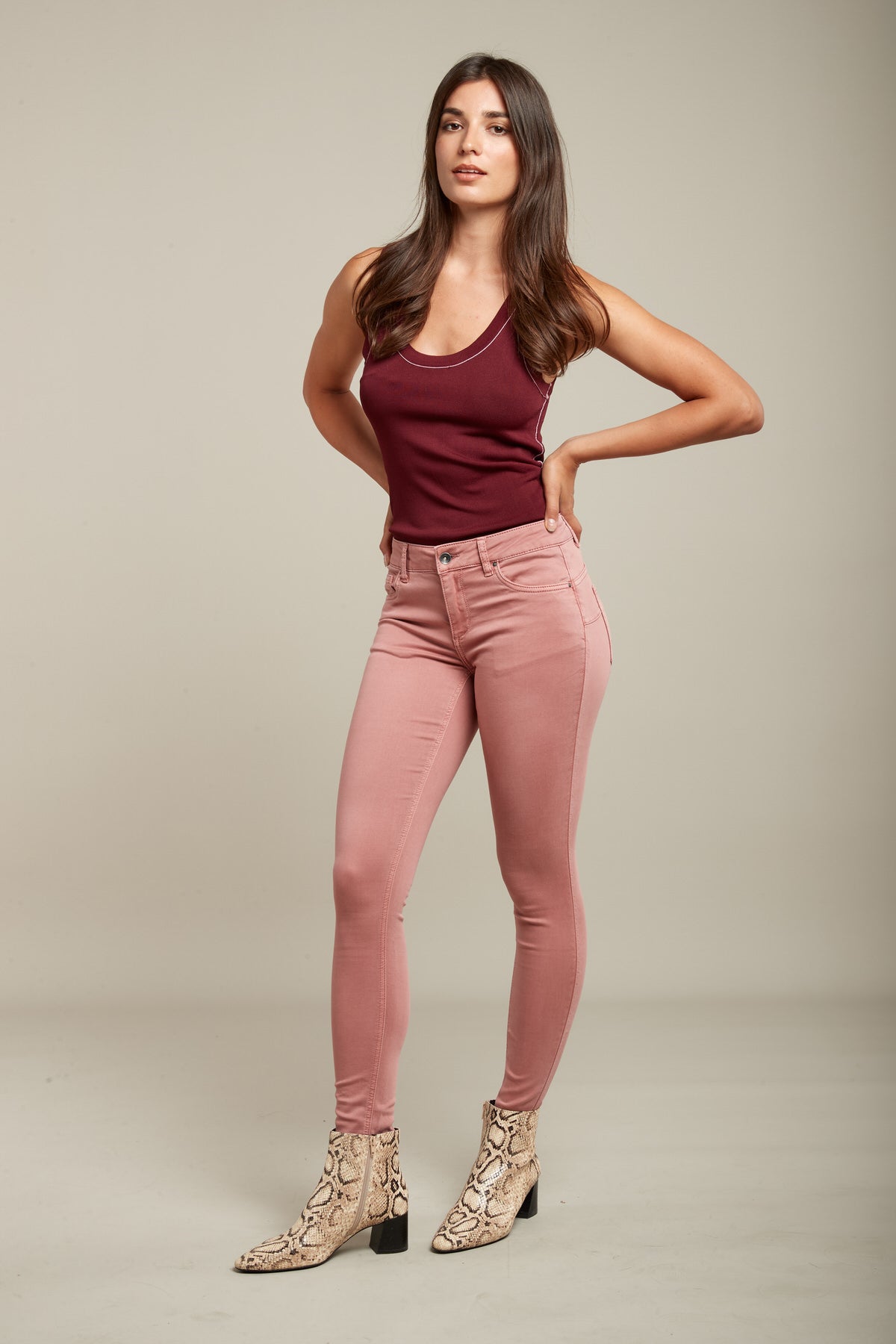 Pantalon slim little push - Aube