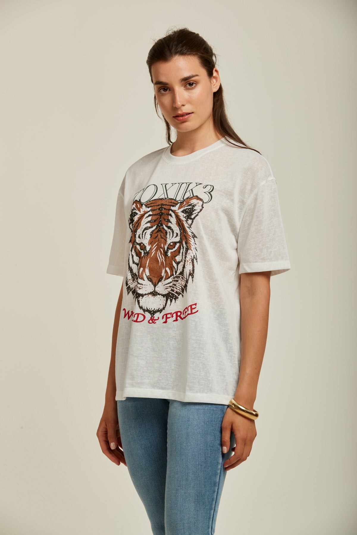 Lin t -shirt - wild gratis