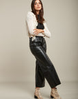 Draaired Flared Pants - Venisia