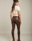 Pantalon slim en simili - Lys