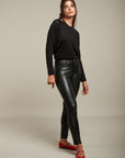 Pantalon slim en simili - Lys