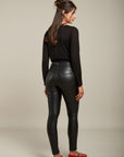 Pantalon slim en simili - Lys