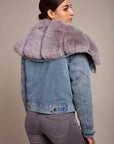 Denim Coat Fur - Shania