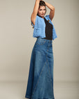 Langer Maxi -Jeansrock - Jane