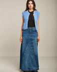 Long maxi denim skirt - Jane