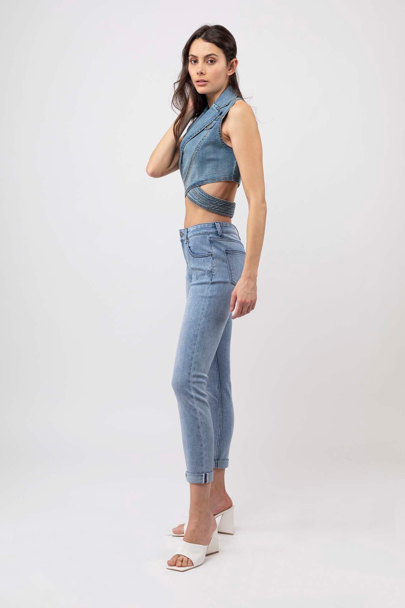 Jeans sales west overalls