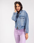 Blouson jean oversize - Niki - TOXIK3