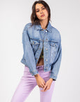 Blouson jean oversize - Niki - TOXIK3